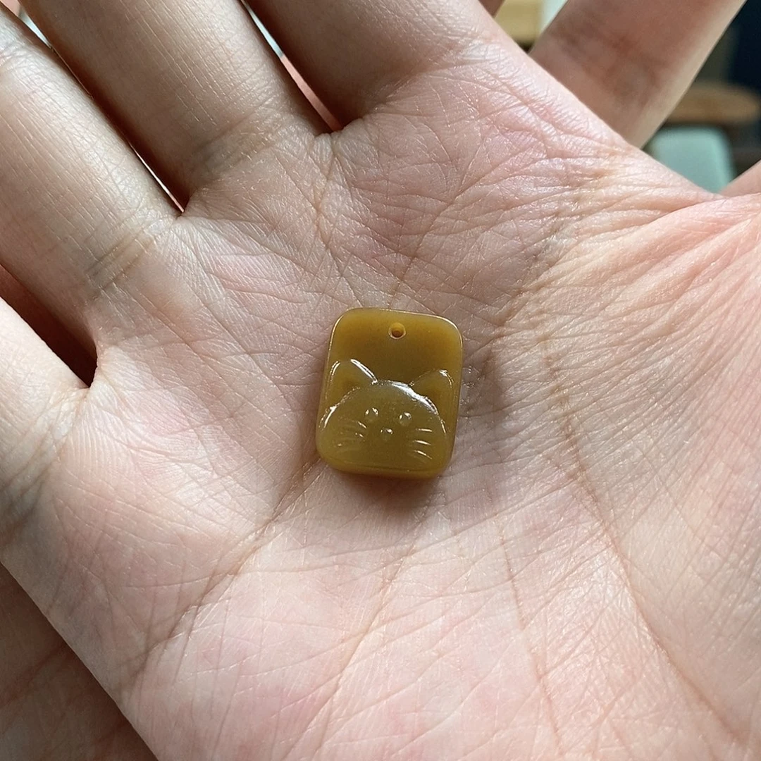 婵***颈饰未镶嵌和田玉