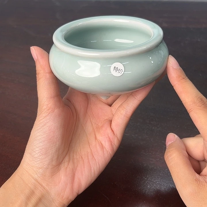 龙泉云间青瓷小米茶器