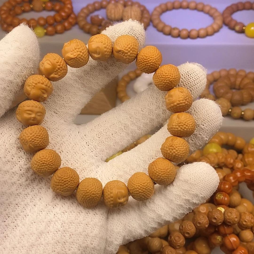 小***孩猴头核桃手串宝宝佛