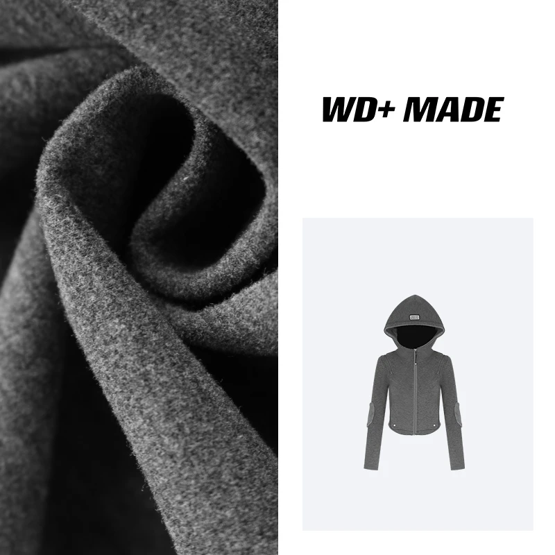 时尚百搭设计师个性高级拉链连帽字母长袖卫衣