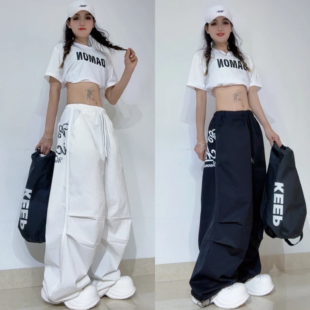 时超康SHI.CHAO.KANG.潮牌长裤梭织棉运动裤0006款