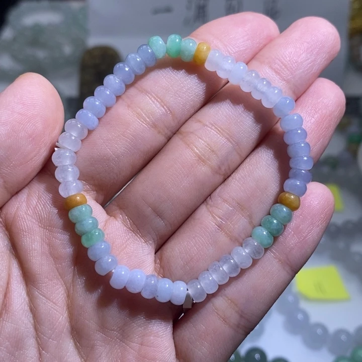 翡翠未镶嵌手链天然翡翠a货