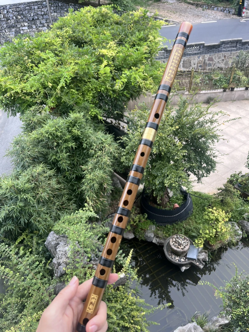 精制竹笛复古横笛乐器适合考级与初学者使用