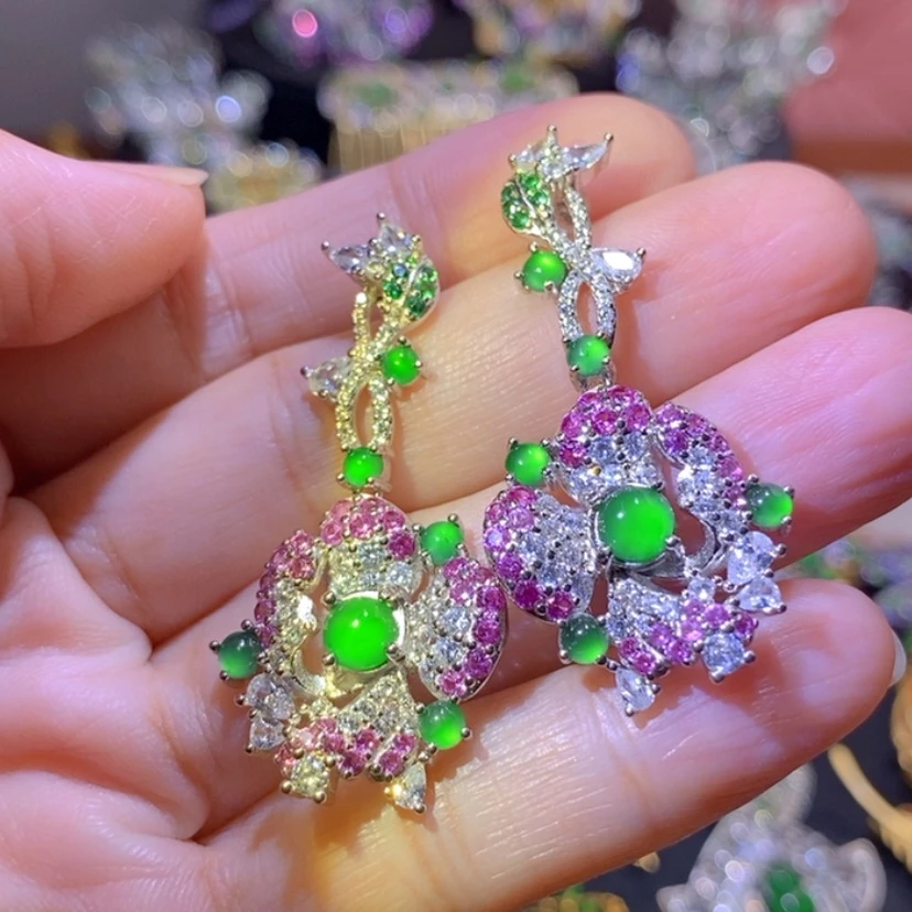 【闪购商品】银S925镶嵌挂件翡翠