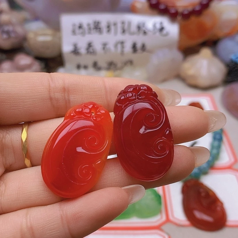 【闪购商品】未镶嵌玛瑙/玉髓珠宝半成品胡*满