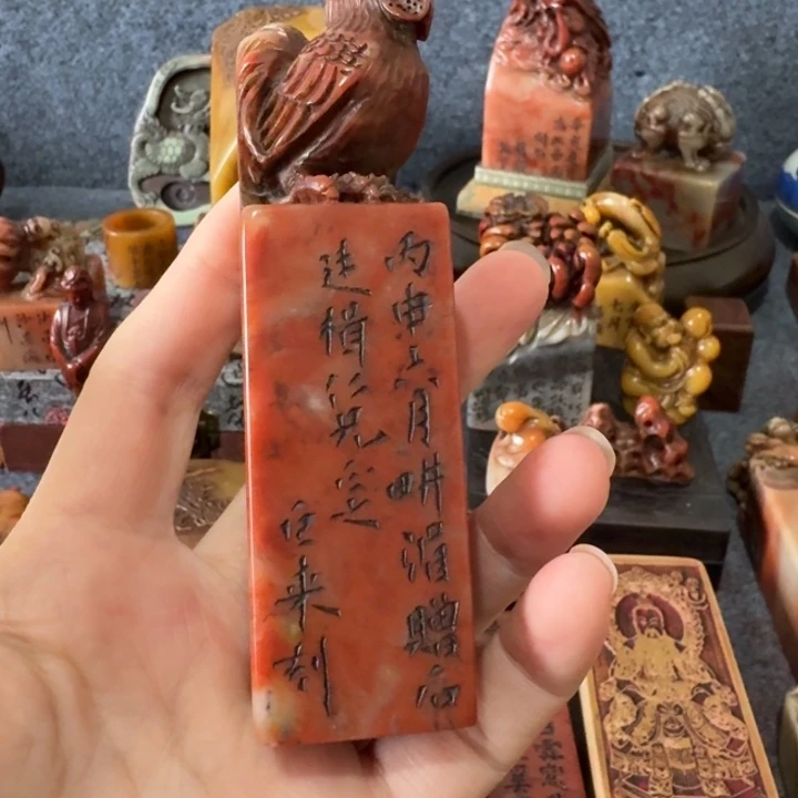 倪***愈石材手工艺品摆件包邮