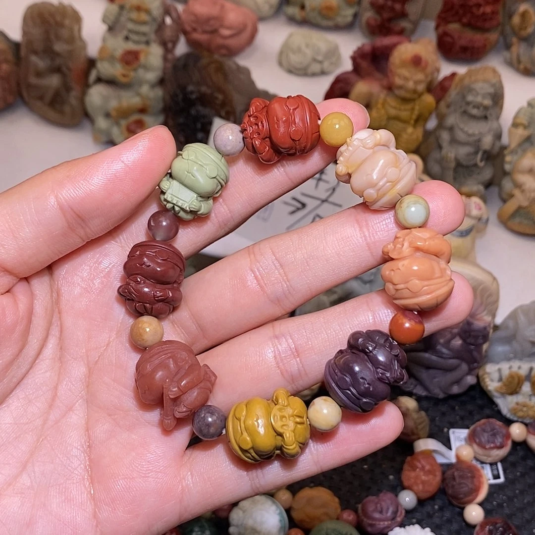 石英质玉（阿拉善玉）未镶嵌手链