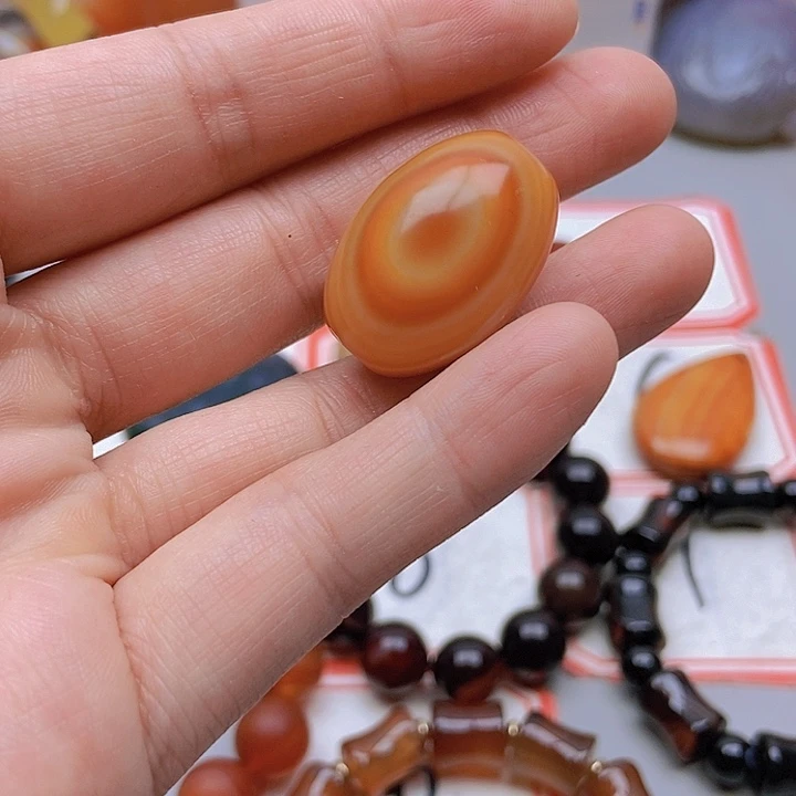 【闪购商品】玛瑙/玉髓珠宝半成品未镶嵌用****9