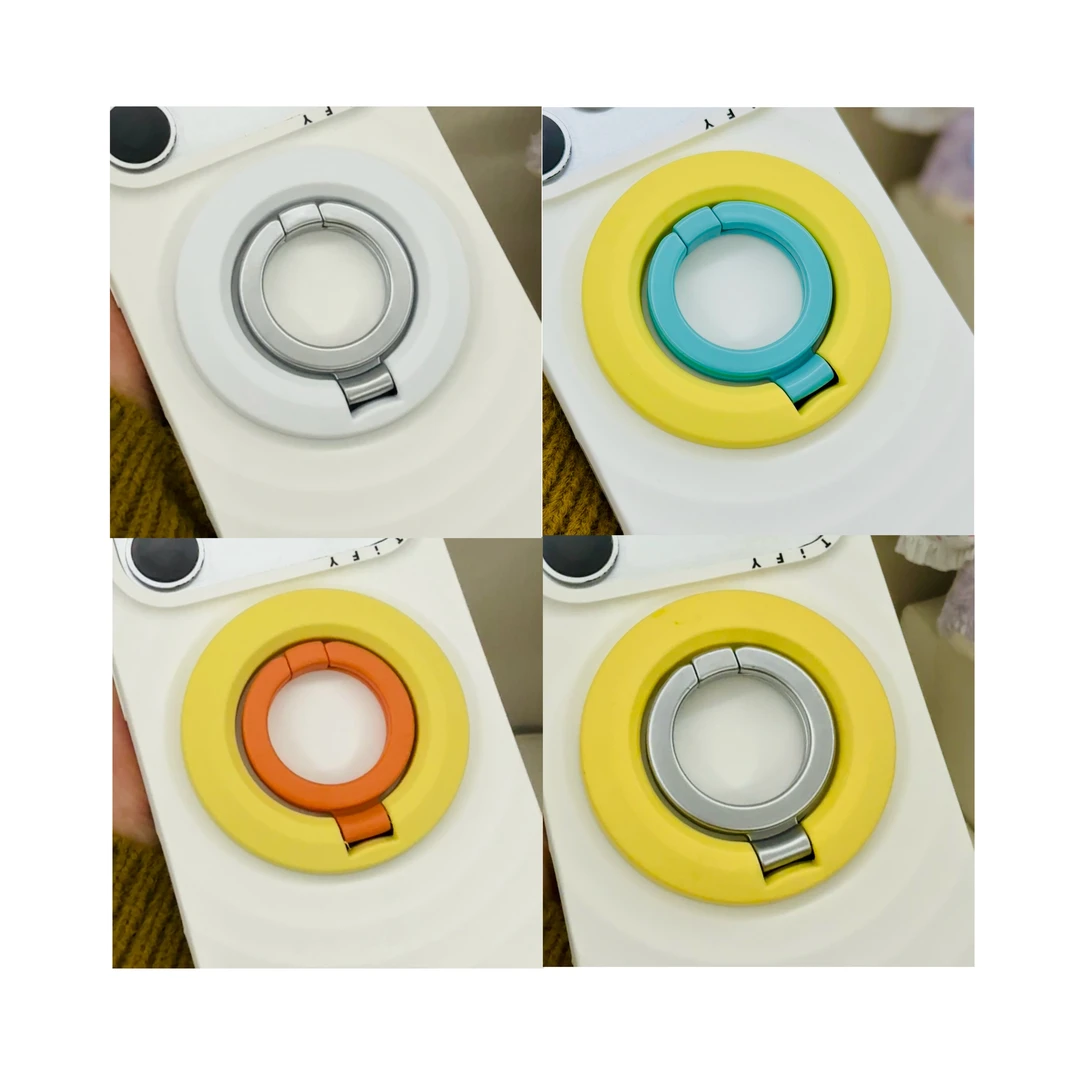 三折叠环折叠双面磁吸多功能手机支架办公桌面适用