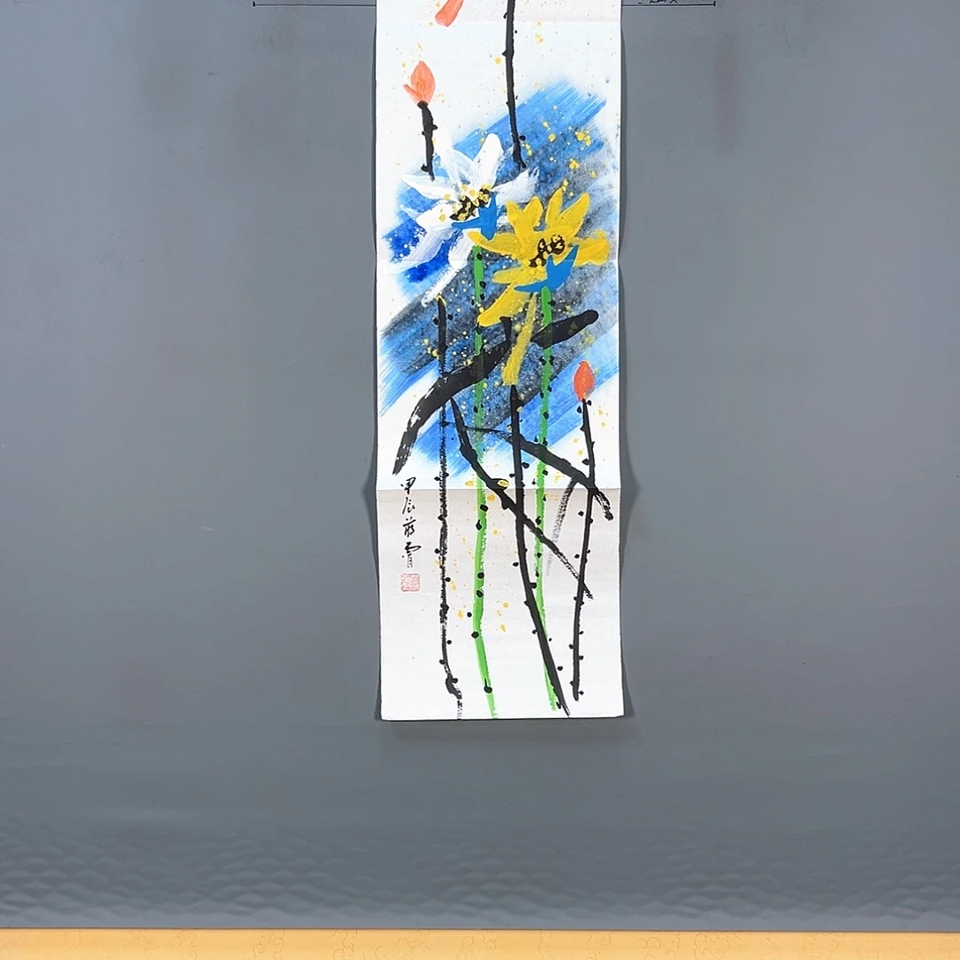 国画361 花鸟和蝴蝶都会出现