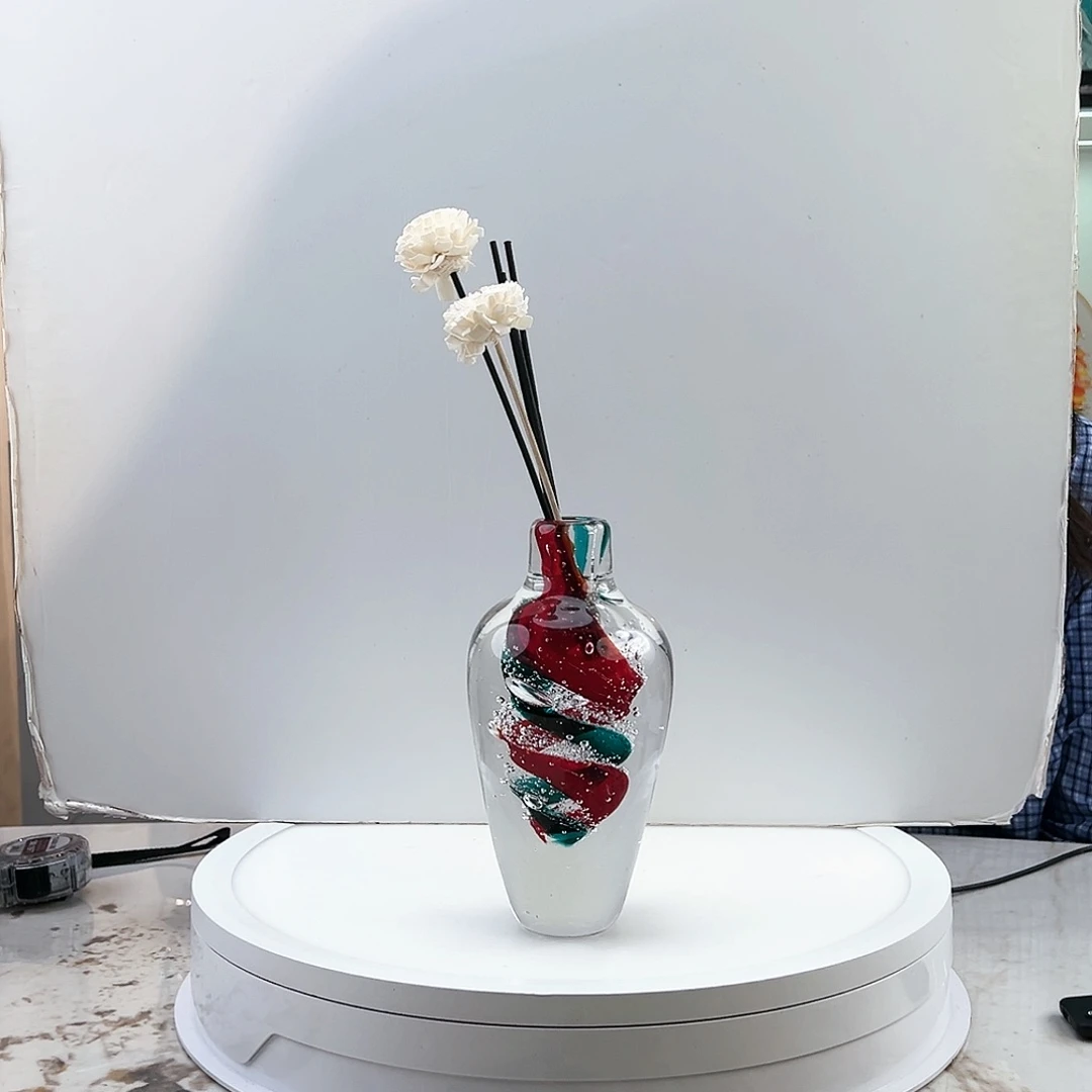 茶盏琉璃水晶香薰瓶