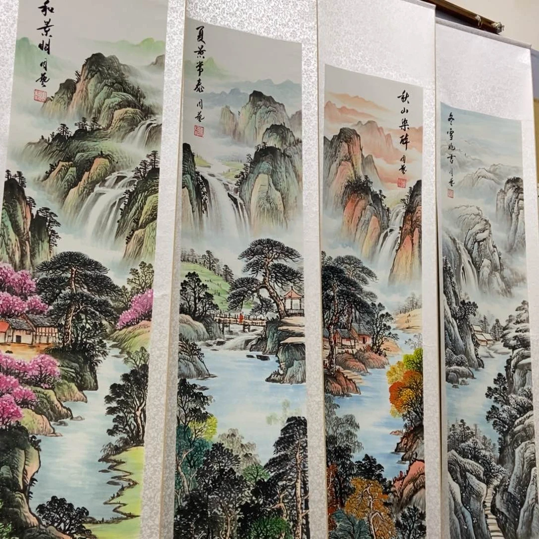 国画老师手笔手绘作品w
