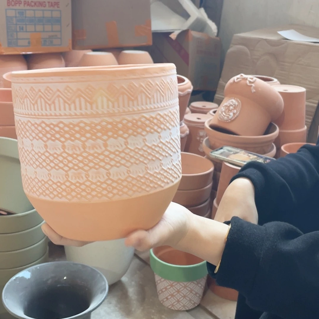 【闪购商品】红陶119机雕橙色16-16