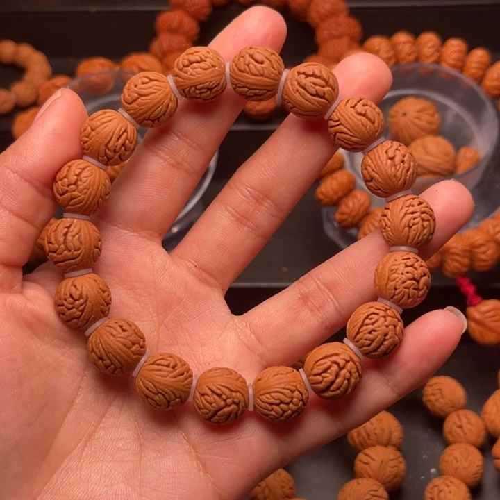 桃核手串绣球桃核13