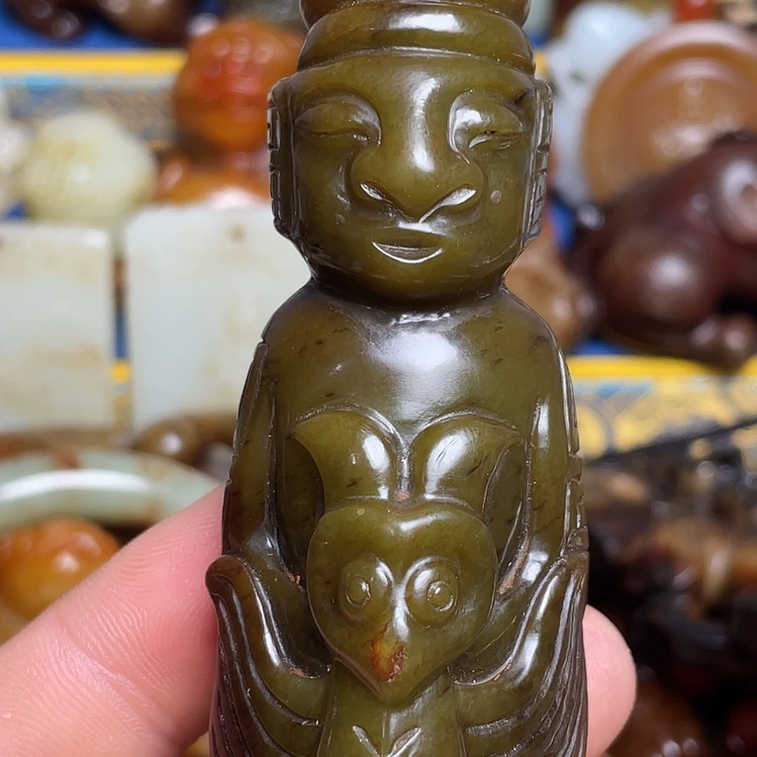 熔***印未镶嵌和田玉挂件