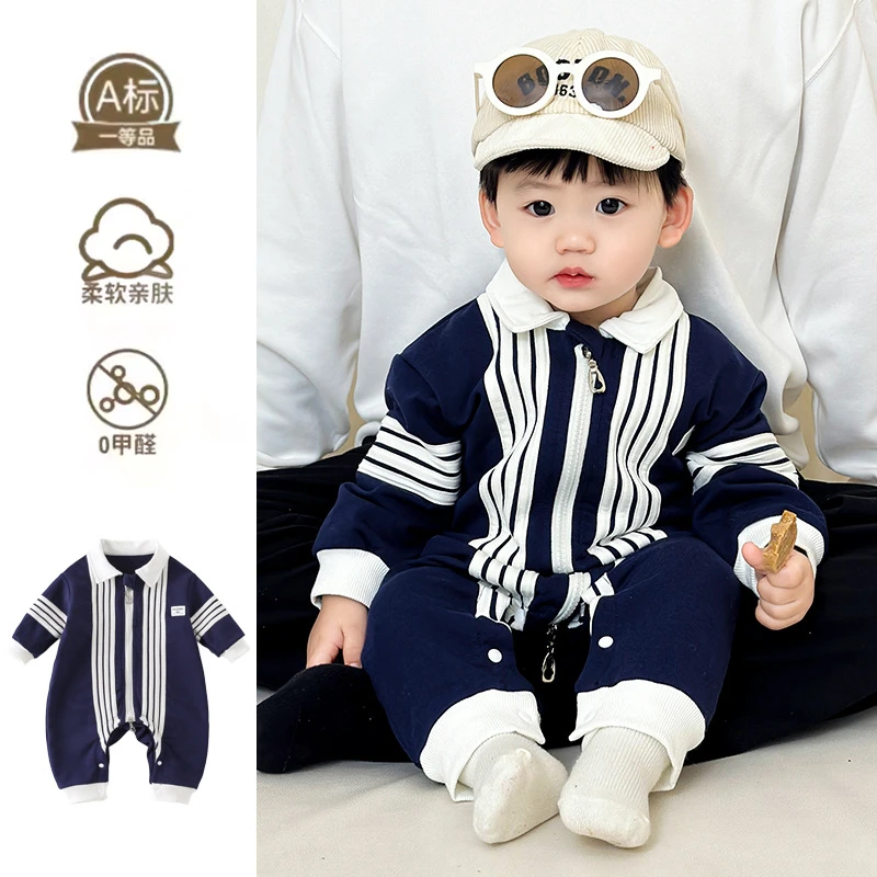 宝宝春装新生婴儿儿衣服春季超萌卡通连体衣洋气婴幼儿外出服春天
