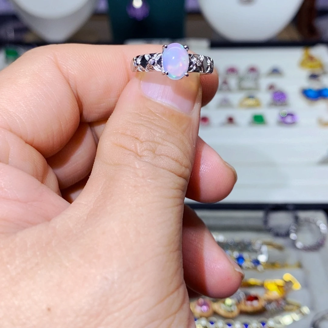 银S925镶嵌耳饰紫晶