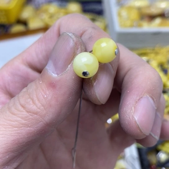 蜜蜡裸石银S925镶嵌耳坠