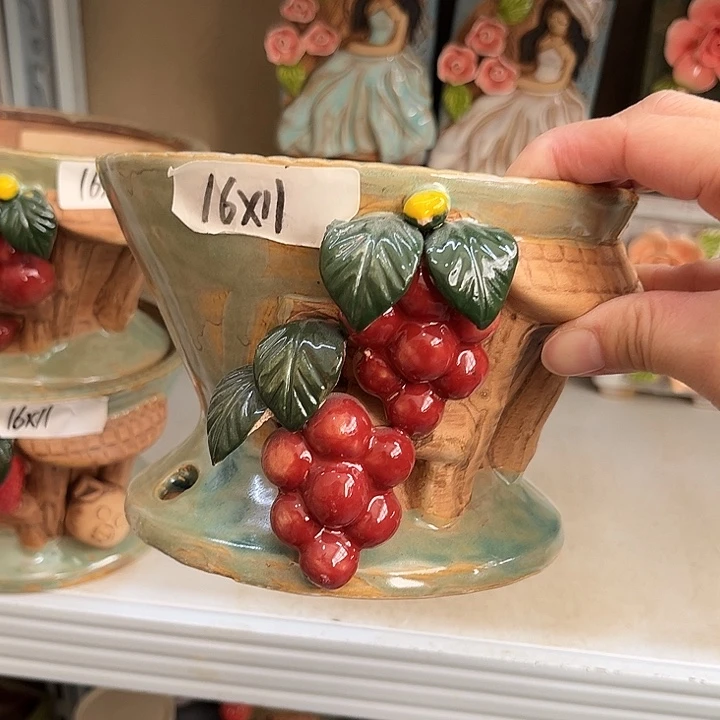 粗陶材质多肉花盆