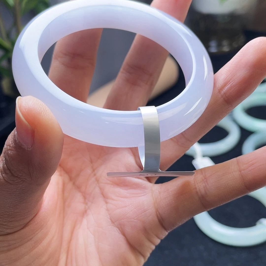 翡翠未镶嵌手镯55正圈21