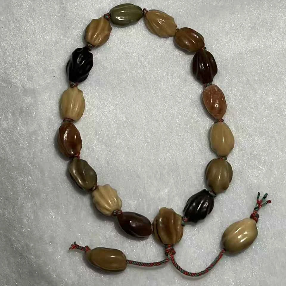 山河锦文玩原生态龙脊原子手持