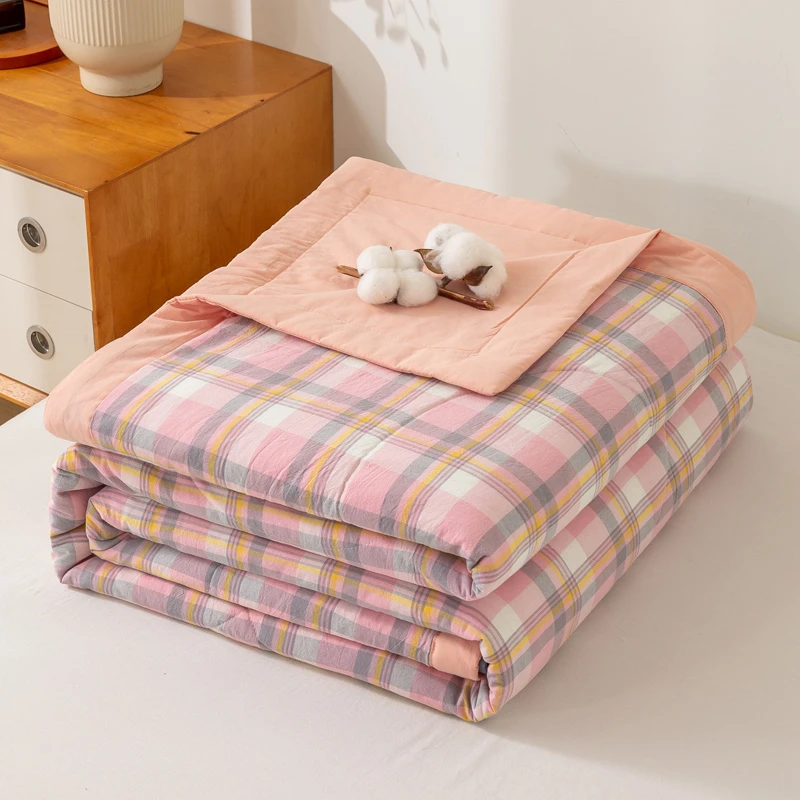 2025新款新疆长绒棉纯棉夏凉被（填充：棉花）