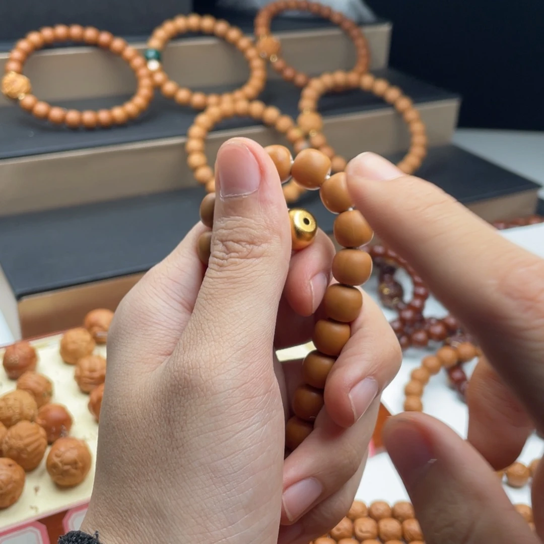 吊坠猴头核桃全品老型➕沙金珠