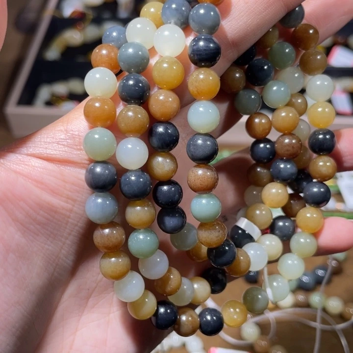 和田玉未镶嵌手链