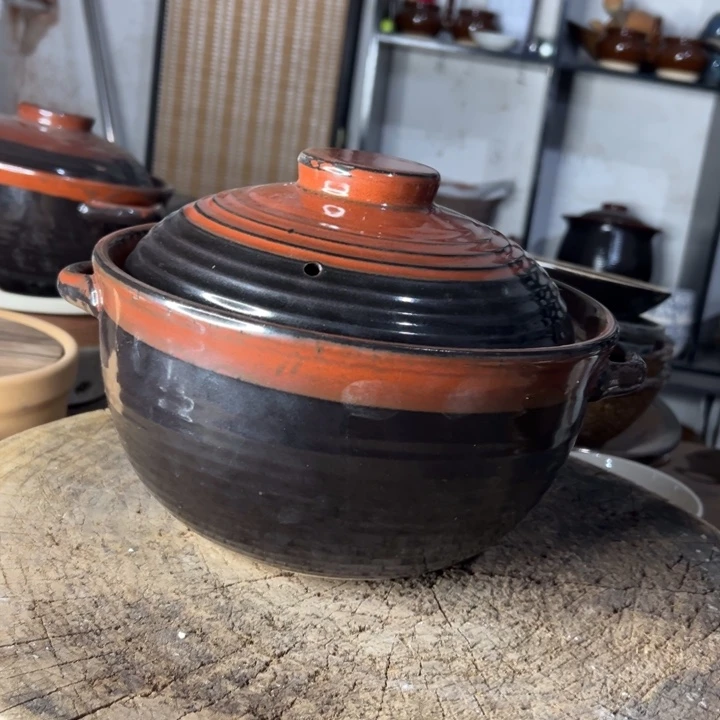 库存尾货土陶香春锅一套口径25