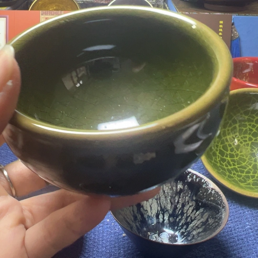 建盏喝茶杯 喜欢进