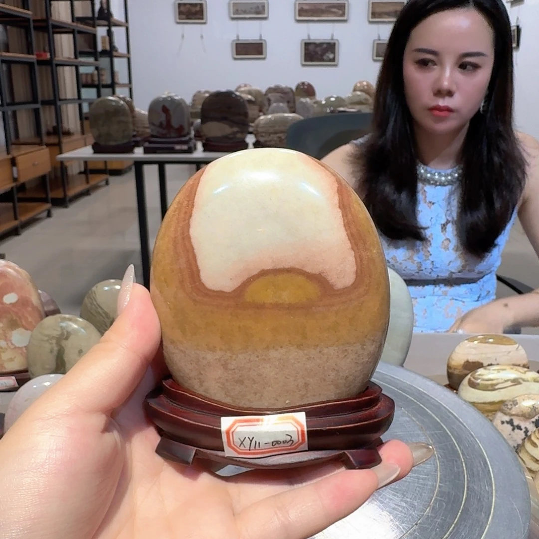 长江画面石小摆件
