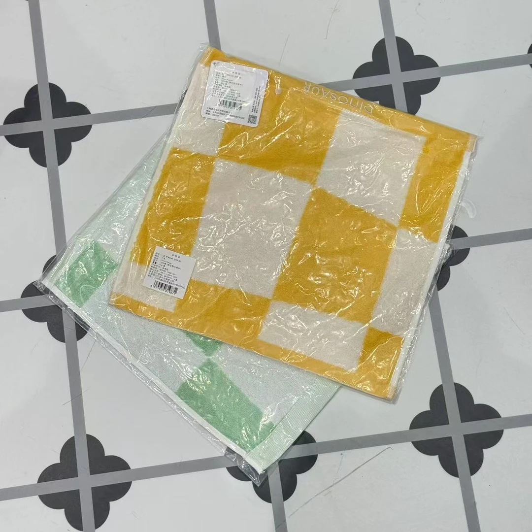 【恐龙】纯棉吸水洗脸巾 柠檬薄荷 成人情侣家用方巾 2149