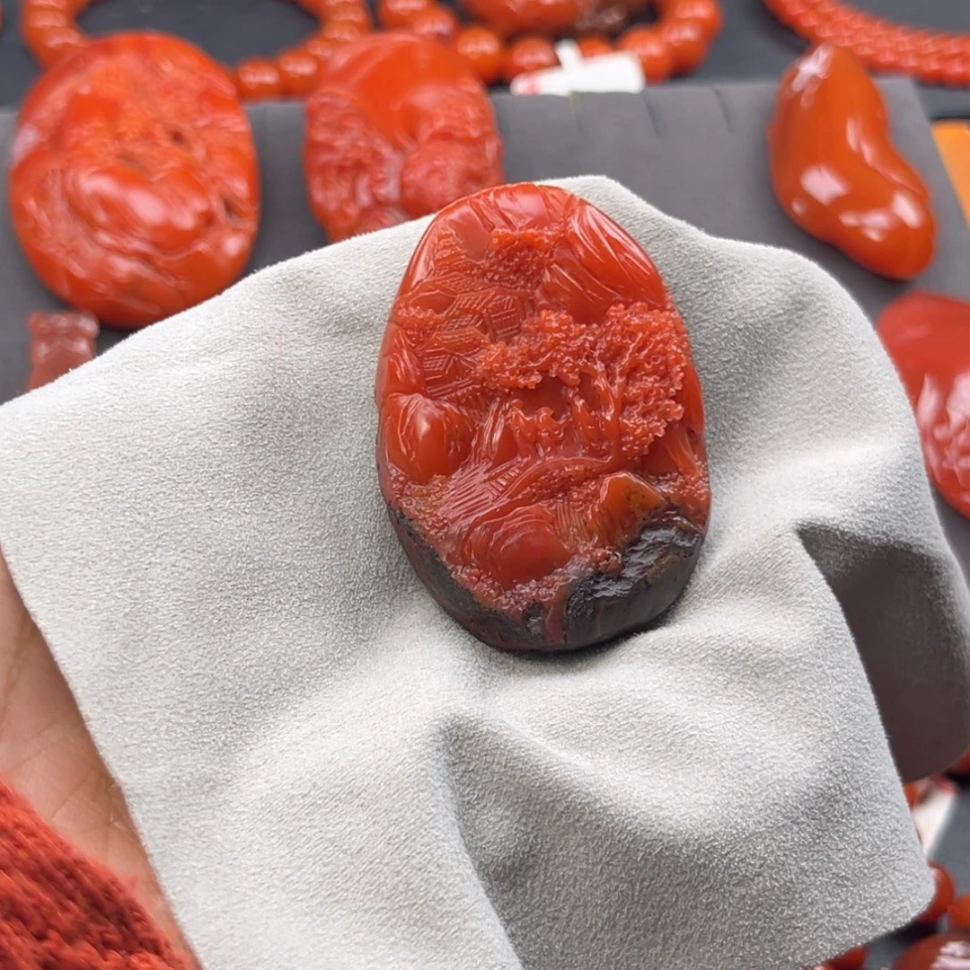 南红玛瑙未镶嵌手链