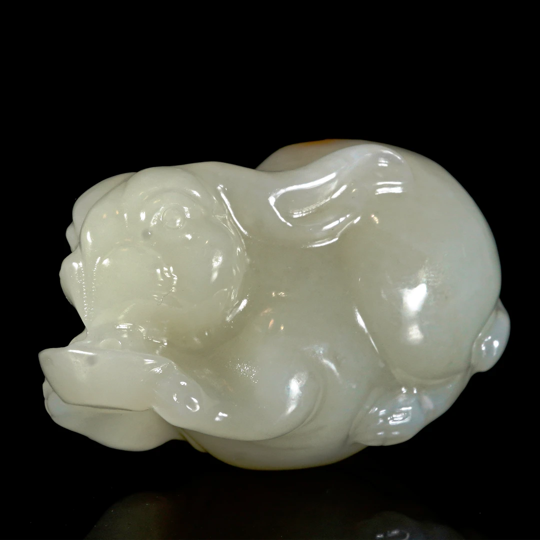 Lot.025和田白玉兔子X1352
