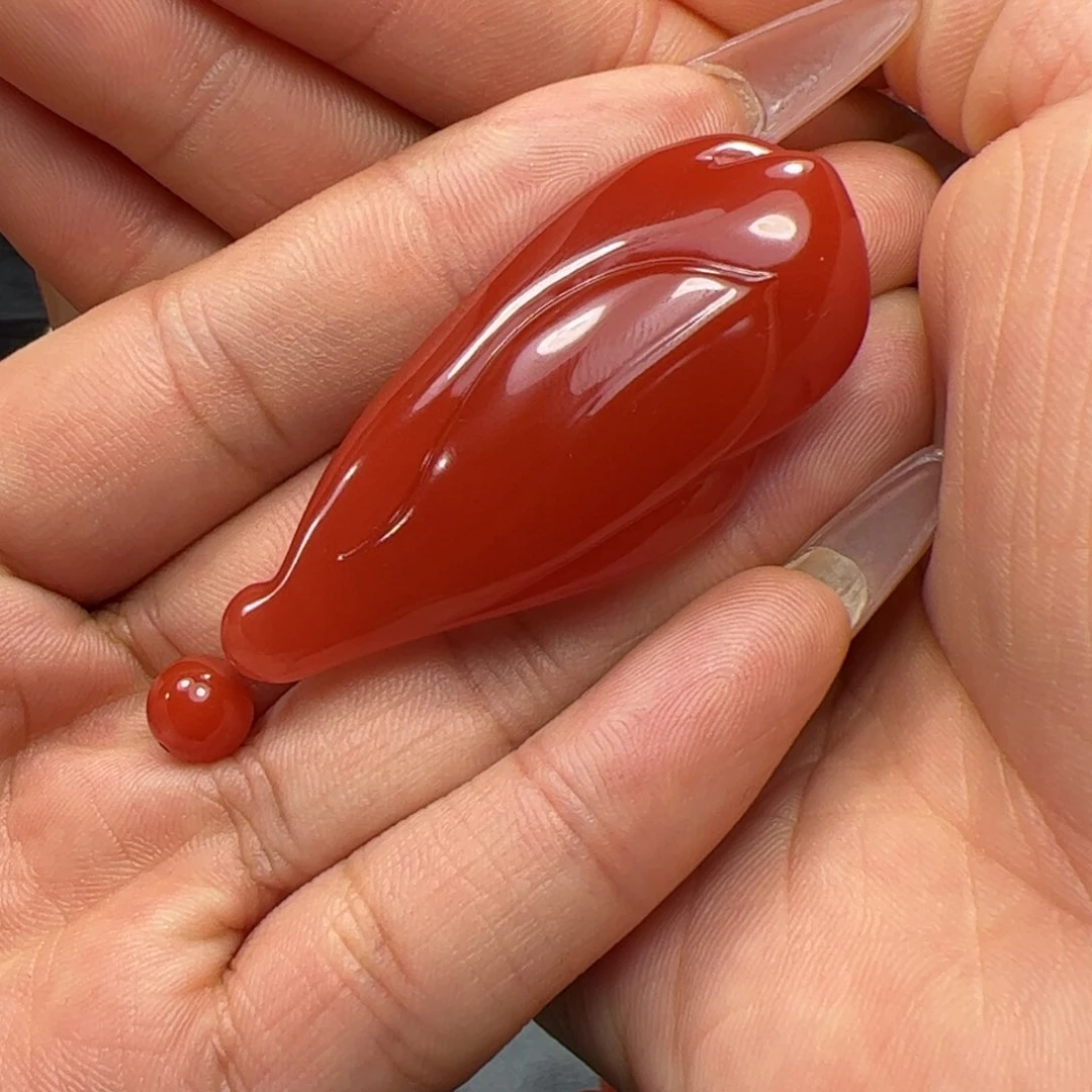 未镶嵌吊坠南红玛瑙我***颜