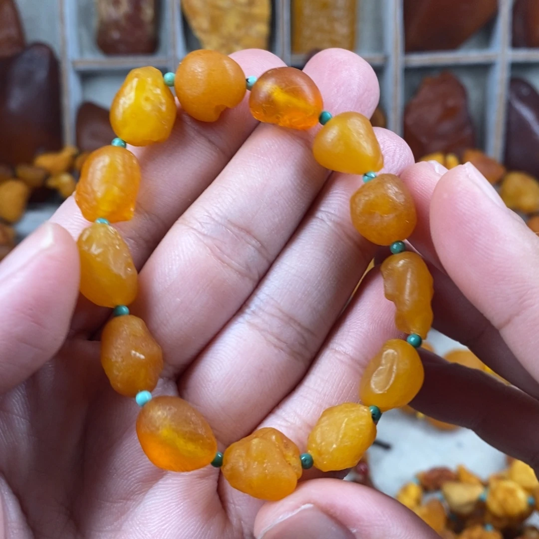 琥珀未镶嵌珠宝奇石