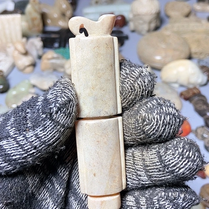 和田玉未镶嵌颈饰24