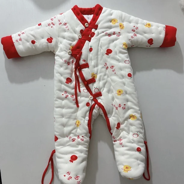 66码1-3个月李大姐手工新疆棉花连体衣