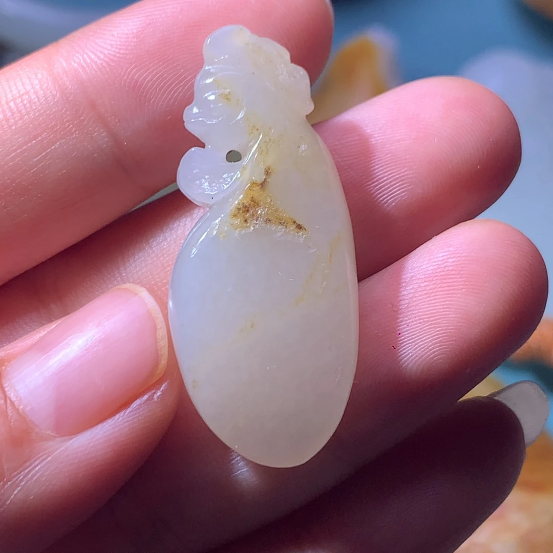 和田玉未镶嵌吊坠(不含链)