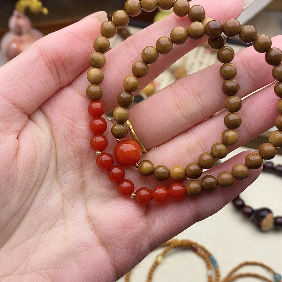 库克手串未镶嵌红色06