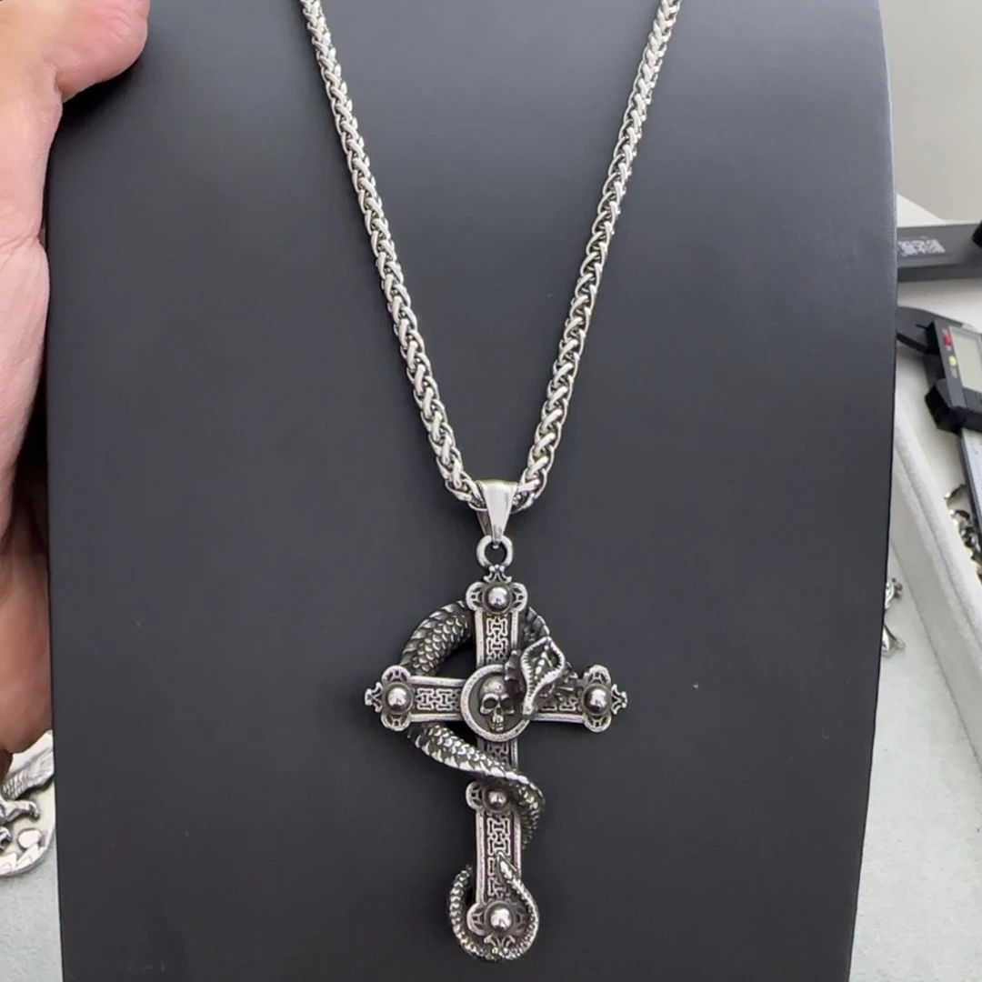 无不锈钢吊坠项链8888