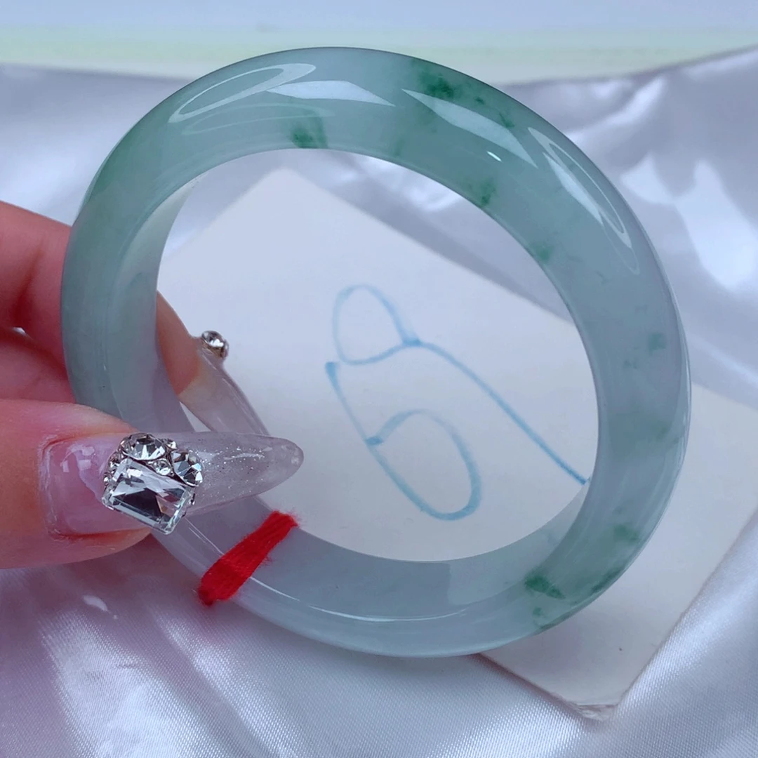 翡翠手镯未镶嵌天然缅甸翡翠A货手镯