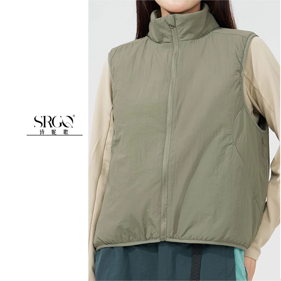 诗妮歌 | 泡芙云绒马甲 女轻量化轻暖出行百搭通勤动态弯曲0压迫