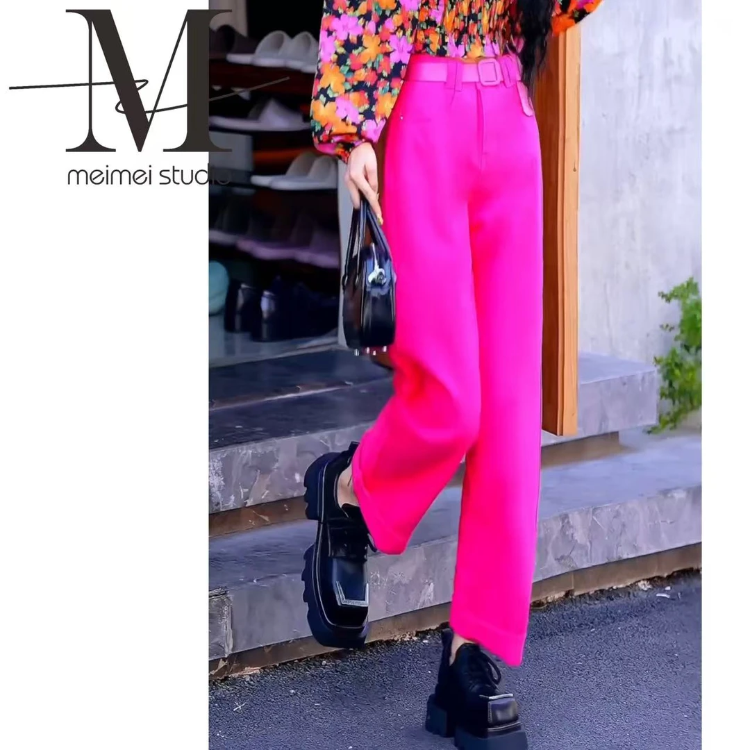 MEIMEI STUDIO【简单】显瘦直筒宽松时尚百搭牛仔裤548-30272437