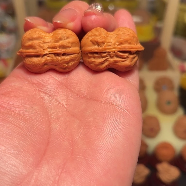 桃核把件我***毛精品核桃