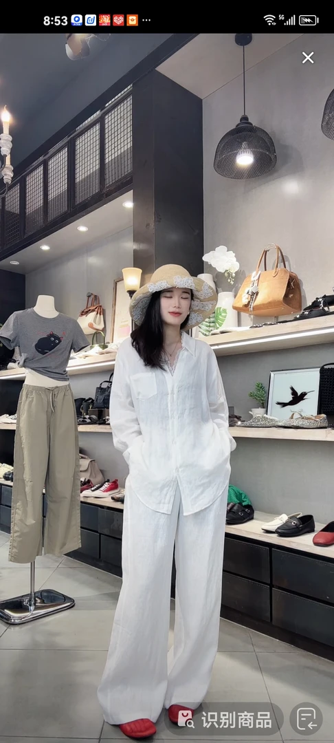 2025宇姐精选5022亚麻阔腿裤