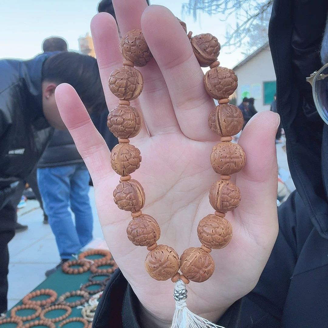 吊坠文玩核桃桃核手串持富甲一方