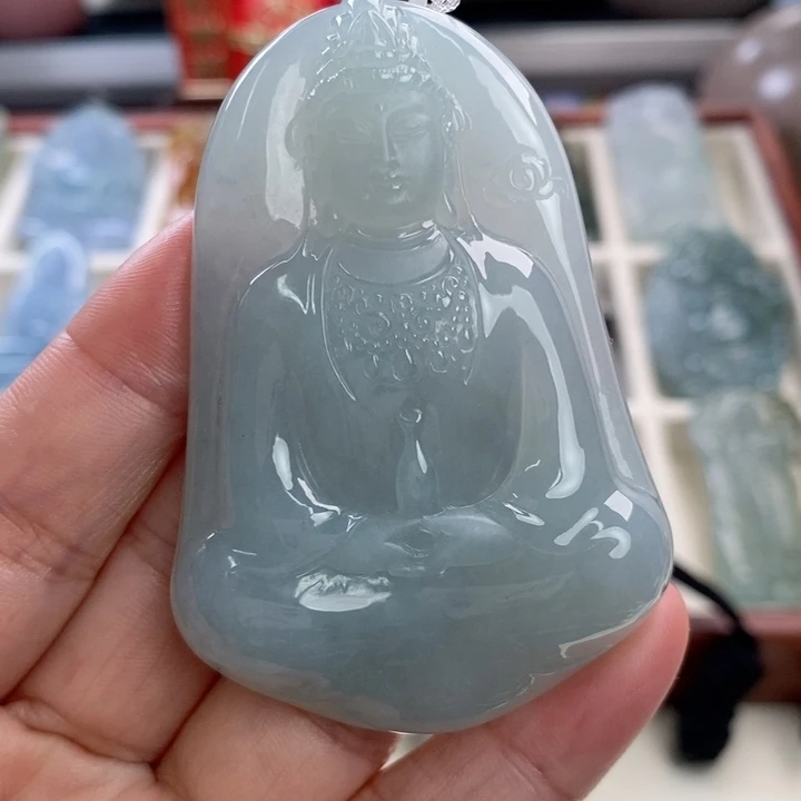 翡翠未镶嵌颈饰八*翡翠