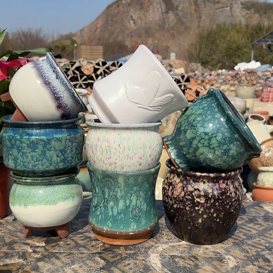 紫砂花盆八个大福利八个