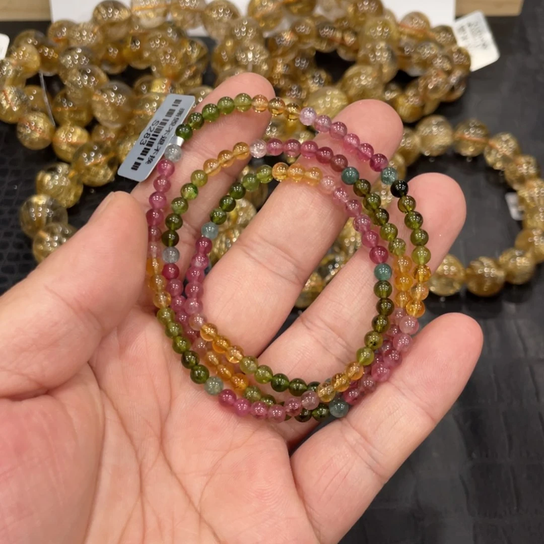 手链未镶嵌碧玺d386碧玺